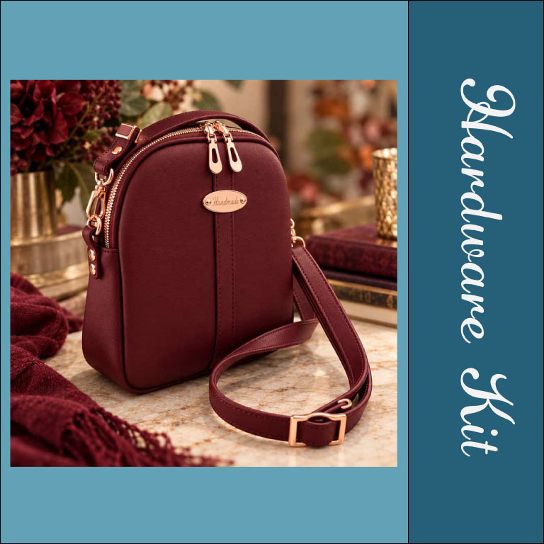 Hardware Kit for the Delilah Dual Compartment Crossbody Bag by Oro Rosa Patterns